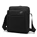 CoolBELL 10.6 Inches Shoulder Bag Oxford Cloth Messenger Bag iPad Carrying Case Functional Hand Bag Briefcase with Adjustable Strap for Tablet/iPad/Men/Women/College/Teens (Black)