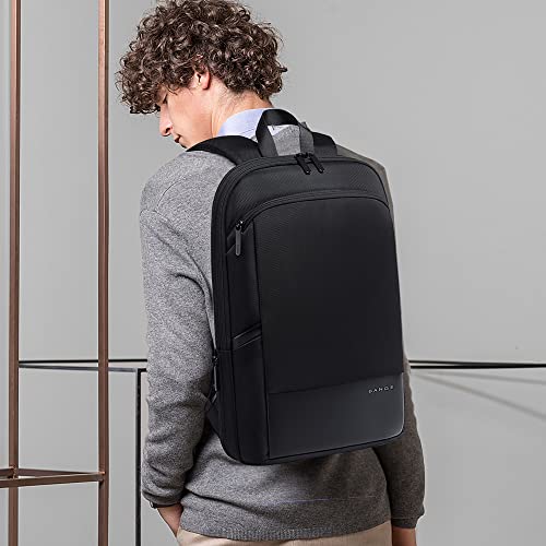 BANGE Slim Laptop Backpacks 17.3inch,Expandable Business Work Backpack