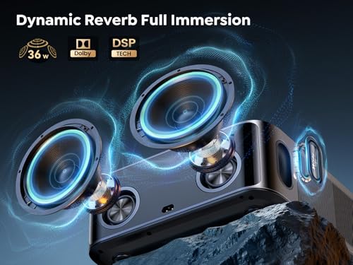 [4K Support/36W Dolby Audio/APPs]Smart-Projector-4K with WiFi6 and 2Way Bluetooth, AI Auto Focus Projector with Native 1080P, HDR10, TOPTRO X9 Outdoor Movie Proyector Compatible with Phone/TV Stick/PC