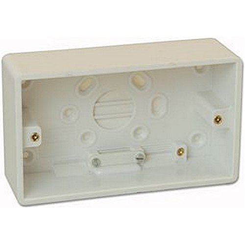 2G 45MM MOULDED BOX Electrical Back Boxes/Mounting Boxes