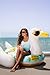 Giant Pool Float - 5.8 Feet Long Luxury Edition Inflatable Swan Pool Float Lounger - Kids and Adults Inflatable Pool Float