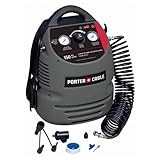 PORTER-CABLE CMB15 (1.5 Gallon) Oil-Free Fully Shrouded / Hand Carry Compressor Kit (icludes 25' Hose)