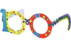 Really Good Stuff 100th Day of School Glasses - Pack of 24 - Classroom Gifts