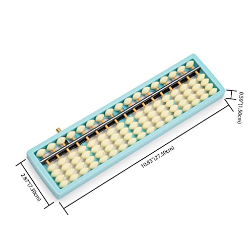 Abaco Soroban Professionale 17 Colonne - Strumento Educativo Per Matematica, 26.7x6.1x2 Cm - Foto 9