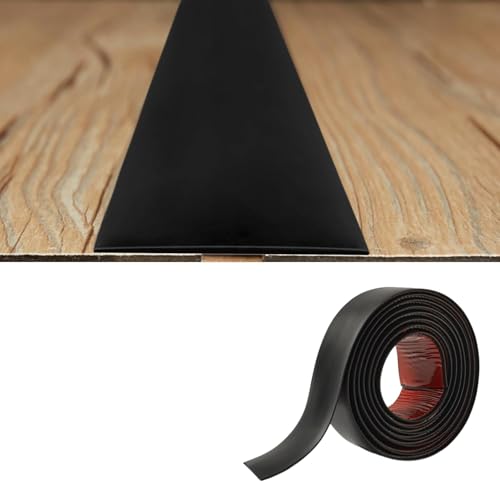 Flacher Bodenübergangsleiste Selbstklebender 2mm dick 5cm breit,Übergangprofil Türschwellen-Übergangsvinyl Laminat-Bodenbelagsleisten Bodentrennstreif