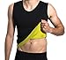 Hisweet Body Shaper for Men Tummy Neoprene Slimming Tank Top Vest Weight Loss Gym Shirt for Workout XXL