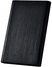 External Hard Drive 2TB, Portable Hard Drive High Speed USB 3.1 2TB External HDD Shockproof for PC, Laptop, Phones and More(2TB-N-Black)