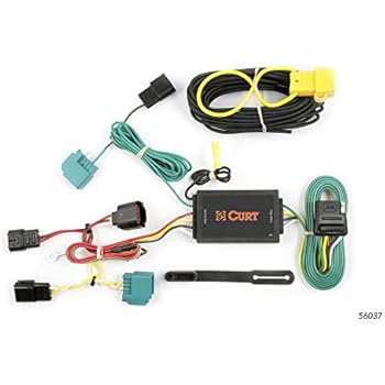 Amazon.com: CURT 56037 Vehicle-Side Custom 4-Pin Trailer Wiring Harness
