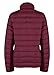 ZSHOW Women's Outwear Down Coat Lightweight Packable Powder Pillow Down Jacket, US Small, Wine Red