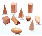 Syhonic Wooden Montessori Mystery Bag Geometry Blocks Set Educational Cognitive Toys 10pcs/set