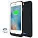 iPhone 7 Battery Case, MAXNON Portable Ultra Slim Battery Charging Charger Case 3200mAh Rechargeable Extended Battery Charger Power Bank Cover for iPhone 7,6S,6(4.7 Inch) [MFi Certified] (Black)