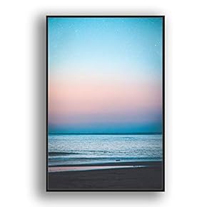 Framed Canvas Wall Art for Living Room, Bedroom Coast and Sea Canvas Prints for Modern Home Decoration Ready to Hang - 16"x24" inches