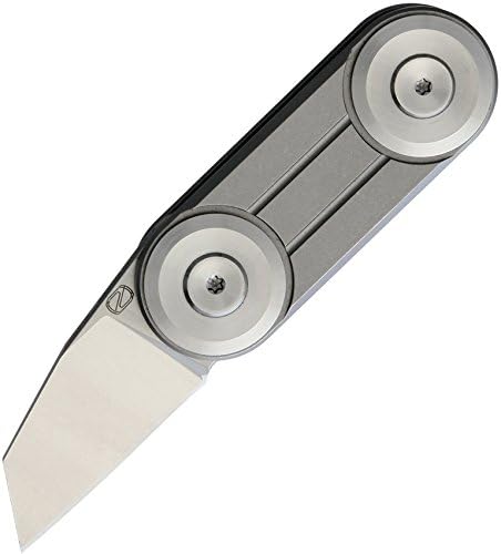 Stedemon MN0104 Blast Titanium Satin Sheepsfoot Flipper Folding Pocket Knife