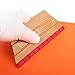 GOMAKE 6 Inch Magnetic Squeegee with Soft Felt Edge for Car Vinyl Wrap Sticker Window and Glass Film Advertising Film Installing Tool, Pack of 3
