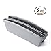 MATCC 2PCS Car Pocket Organizer Seat Catch Caddy Synthetic Leather Gap Filler Car Seat Pocket Storage Side Console Storage -Car Interior Accessories