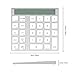 Cateck 2-in-1 Aluminum Bluetooth 28 Keys Wireless Magic Keypad & Calculator for Macs and PCs, Built in Dual Rechargeable Lithium Batteries