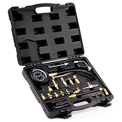 OMT Fuel Pressure Gauge, Fuel Pressure Test Kit Fuel Injection Tester