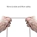 (3 Pack) Lightning cable, 3FT 6FT 10FT Durable Nylon Braided Universal Lightning to USB Sync and Charging Cable Wire for iPhone 7, iPhone 6,6s,6 Plus,6s Plus,iPhone 5 5s 5c,SE,iPad Air,iPod (Rose)
