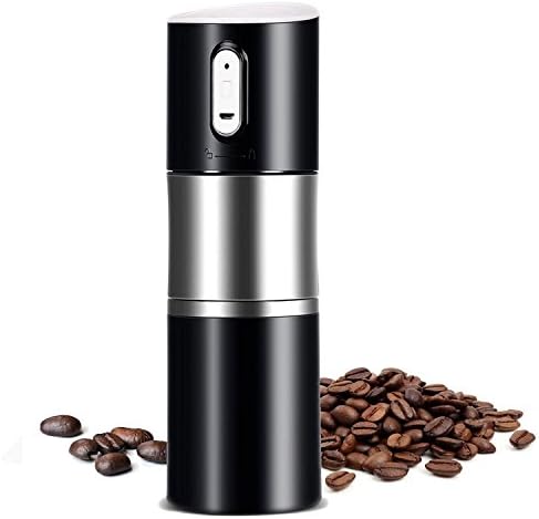 Portable Coffee Grinder Burr Automatic Espresso Machine Coffee Maker Rechargeable Battery Operated,Travel Coffee Tumbler for Home,Office,Cars,Camping,Travel