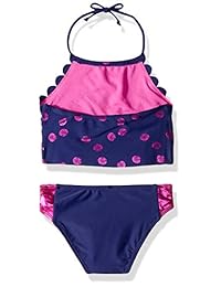 Limited Too - Tankini con volantes para niña