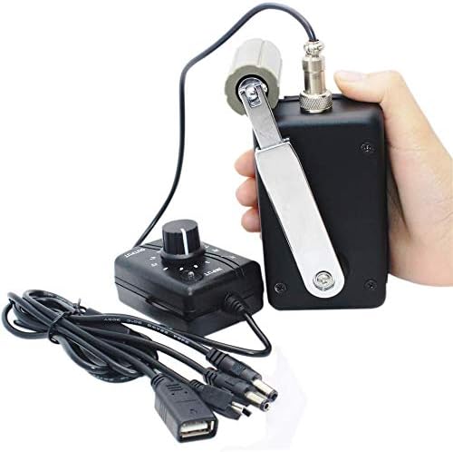 Dynamo D'Urgence à Manivelle 30W - Chargeur Portable Solaire Et USB Pour Téléphone En Plein Air