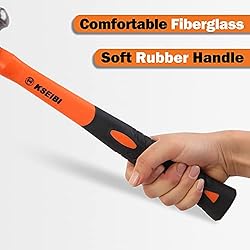 KSEIBI 271645 Ball Pein Hammers with Fiberglass