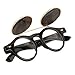 XILALU Steampunk Goth Goggles Glasses Retro Flip Up Round Sunglasses Vintage