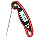 Habor 192 Meat Thermometer Upgraded Waterproof, 3s Instant Read Digital Cooking Thermometer, Kitchen Food Thermometer with Backlight & Ambidextrous Display for Candy Turkey BBQ Milk Water Temperature