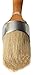 Round Chalked Paint Wax Professional Brush, Painting or Waxing, Dark & Clear Soft Wax, Furniture, Stencils, Home Decor, Wood, Large Brushes with Natural Bristles (2 Pack) (2)