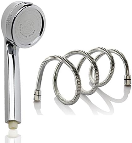 Luxsego Ionic Filter Shower Head with 4.6ft Hose, Anion Handheld Energy Ball Showerhead Set for Dry Hair & Skin SPA, High Pressure & 30% Water Saving