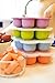 Made-in-USA - Popfex Silicone Egg Bites Mold for Instant Pot Accessories - Fits Instant Pot 5,6,8 qt Pressure Cooker - Reusable Storage Container and Freezer Tray with Lid for Homemade Baby Food