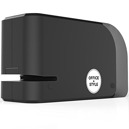 Fully-Automatic Electric Stapler With Precision Stapling Technology And Easy Load Feature, by Office + Style- Black