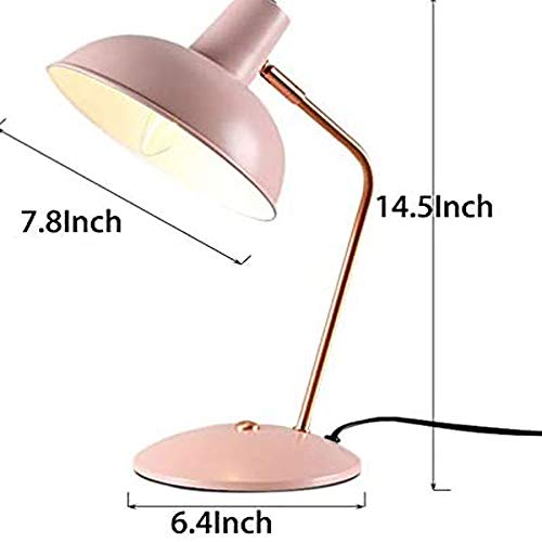 Flashing God Wrought Iron Macarons Desk Lamp Retro Brass Reading Table