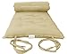 Queen Size Tan Traditional Japanese Floor Futon Mattresses, Cotton/Foam/Polyester Shikifuton, Tatami, Bed, 80 x 60 x 3