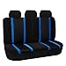 FH Group Sports Seat Covers Full Set with Gift – Universal Fit for Cars Trucks & SUVs (Blue) FB070115