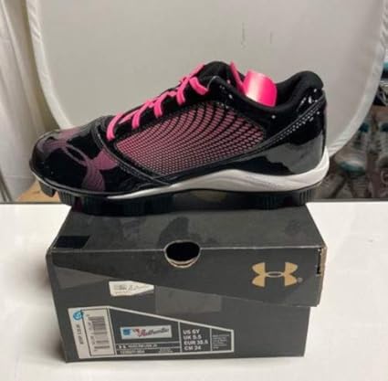 pink baseball cleats youth