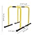 RELIFE REBUILD YOUR LIFE Dip Station Functional Heavy Duty Dip Stands Fitness Workout Dip bar Station Stabilizer Parallette Push Up Stand
