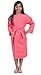 Turkuoise Girls Waffle Robe, Spa Party Bathrobe Made in Turkey (1023-COR-L)