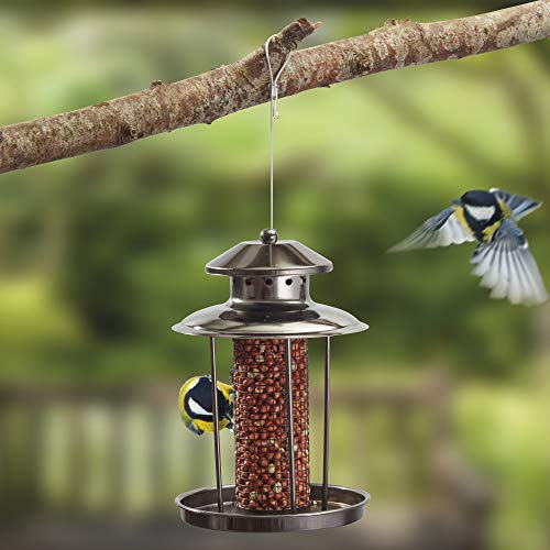 Happy Beaks Kingfisher Hanging Bird Feeder Easy Fill Peanut Nut