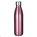 KINGSO 17oz Double Wall Vacuum Cool Insulation Stainless Steel Water Bottle Leak- proof and No Sweating Perfect for Summer Outdoor Sports Camping Hiking Cycling (Rose Gold)