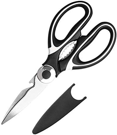 Amazon Shiyi 多機能 キッチンバサミ 蟹割り 缶開け 鶏肉 魚 カニ エビ料理 鱗取りキッチン用 錆びない キッチンはさみ オンライン通販