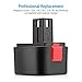 Powerextra 2 Pack 12V 3000mAh Replacement Battery