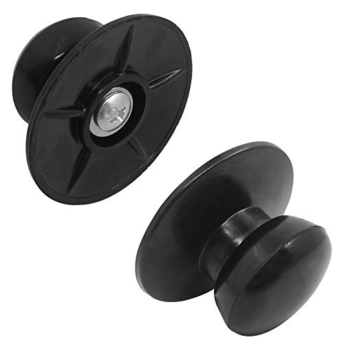 4 Pack Pot Lid Knobs,Sonku Universal Kitchen Cookware Lid Replacement Knobs Casserole Kettle Cover Glass Saucepan Lid Pot Holding Handles-Black - Thumbnail 3