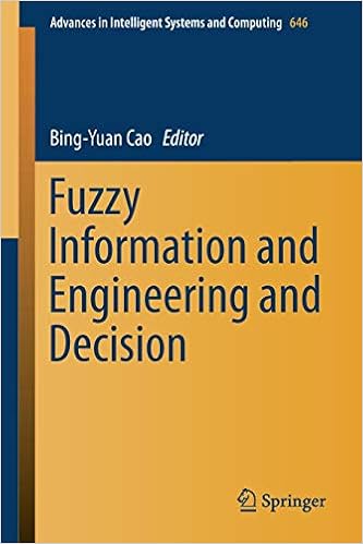 Fuzzy Information And Engineering And Decision Advances In - 
