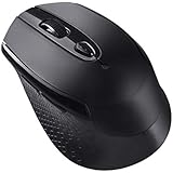 Multifunctional Wireless Mouse, Cimetech 2.4G Cordless Mouse for Laptop with USB Receiver Comfortable Click Computer Mice, 6 Buttons Optical Mouse (Black)