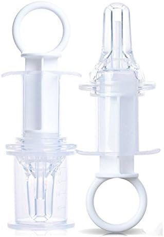 Infant Pacifier Medicine,Hoyoo,Kids Silicone Water ,Milk ,Medicine Soup,Nipple Pacifier Feeding Feeder Anti Choking Needle Syringe,Baby Squeeze Medicine Dropper Dispenser