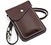 Big Dragonfly Universal PU Leather Two Layers Mobile Phone Bag & Pouch & Purse for iPhone 5/5S iPhone 4 /4s Samsung Galaxy Note 2/3 Samsung Galaxy S5 S4 S3 And All Other Kinds of Mobile Phones (Brown)