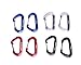 Hiker Hunger Carabiner Heavy Duty - Hammock Carabiner Clip Heavy Duty, Large Carribener Clip for Keys or Aluminum Carabiner Keychain - Caribeener Clips - Red