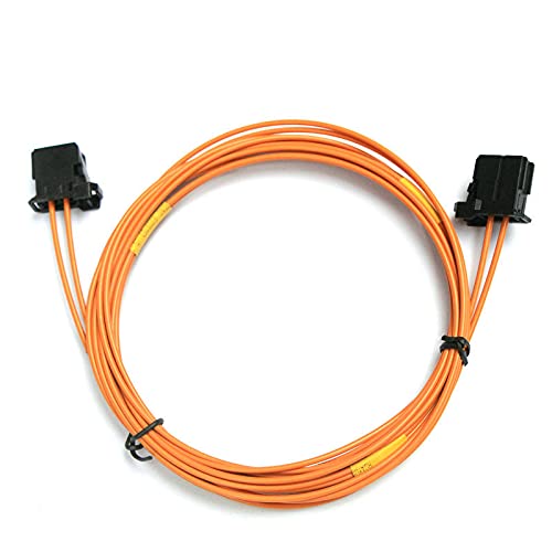 Tiardey Automobile Fiber Optic Optical Cable Bypass Adapter Male to Male - 1m
