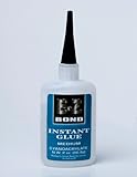 Premium Super Glue - Best Cyanoacrylate Adhesive - Strongest Bond on the Market - Doesn't Clog - Lifetime Guarantee - Perfect Wood and Shoe Glue - Less than a Minute Cure Time - Works Excellent with Metal, Plastic, Ceramics & More. 2 oz, 300 CPS.